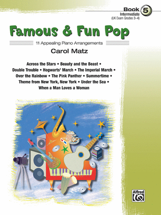 Book cover for Famous & Fun Pop, Book 5