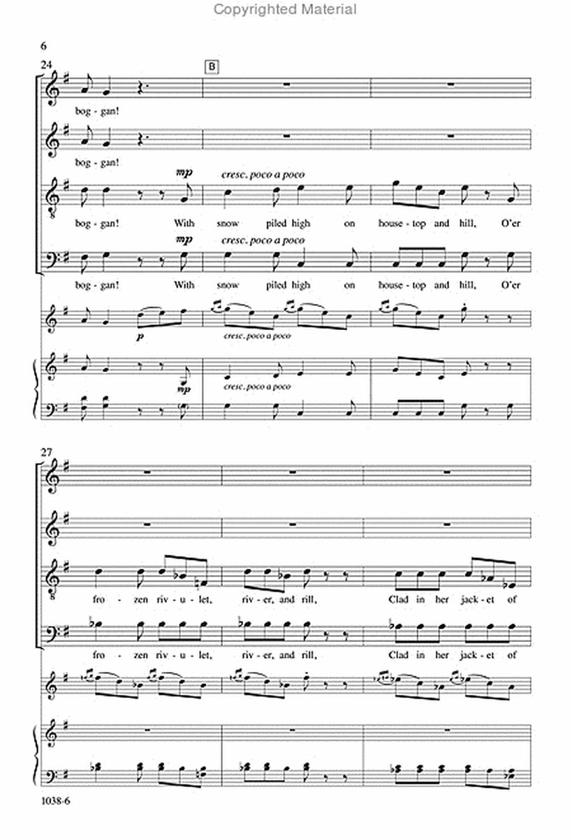 Toboggan! - SATB Octavo image number null