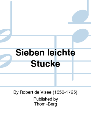 Book cover for Sieben leichte Stucke