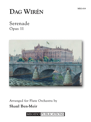 Book cover for Serenade, Op. 11 for Flute Orchestra