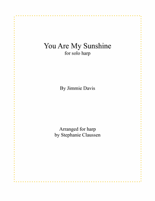 Book cover for You Are My Sunshine