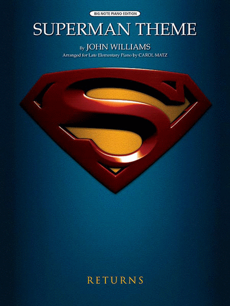 John Williams: Superman Theme (Big Note Piano Edition)