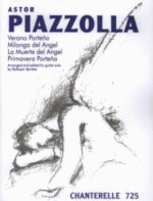 Book cover for Piazzolla - 4 Pieces For Guitar Ed Benitez