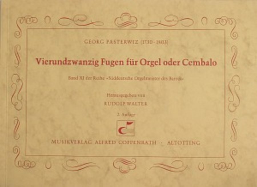 Pasterwitz: 24 Fugen fur Orgel