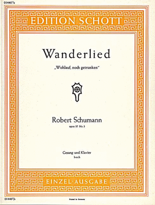Book cover for Wanderlied Op. 35/3 High Voice