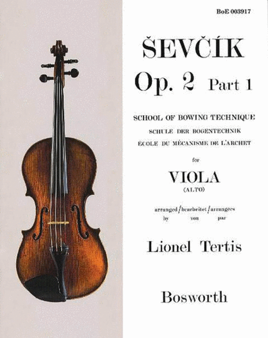 Sevcik Viola Studies Op 2 Pt 1