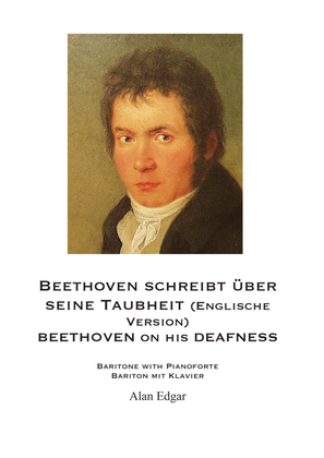 Book cover for Beethoven schreibt über seine Taubheit (Englische Version) BEETHOVEN on his DEAFNESS (in English)
