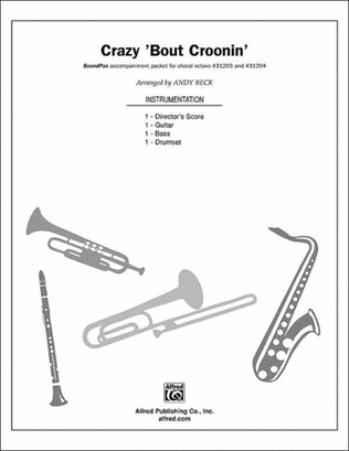 Book cover for Crazy 'Bout Croonin' (A Medley for Men)