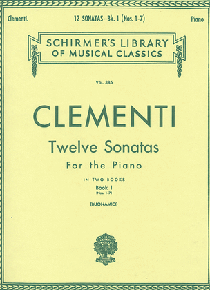 Book cover for 12 Sonatas – Book 1