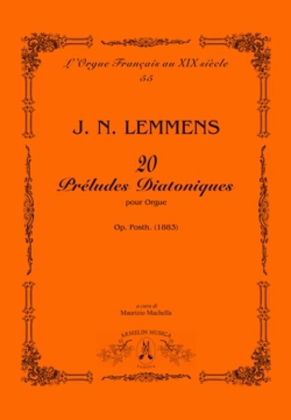 Book cover for 20 Préludes Diatoniques pour Orgue, op. Posth.