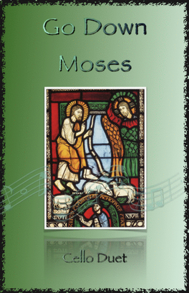 Book cover for Go Down Moses, Gospel Song for Cello Duet