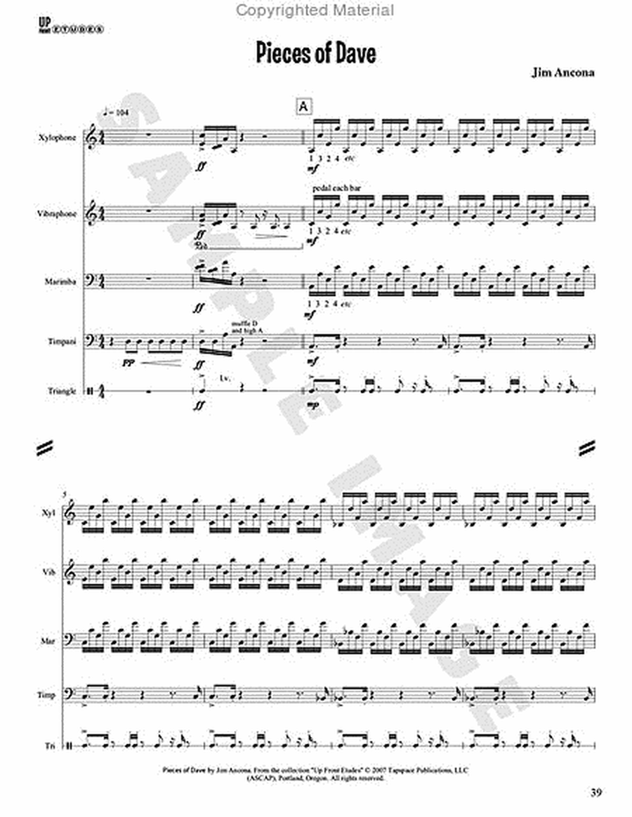 Up Front Etudes image number null