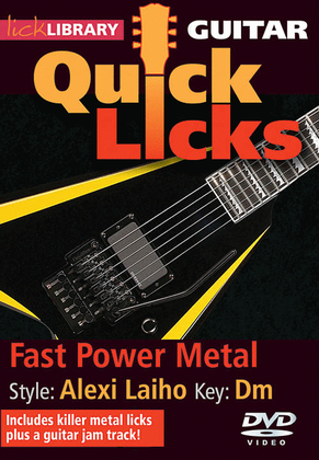 Book cover for Fast Power Metal - Quick Licks