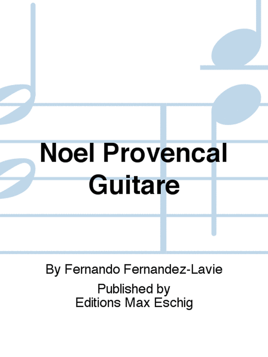 Noel Provencal Guitare