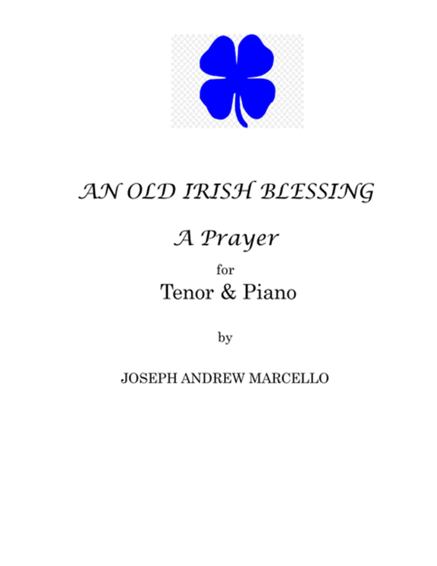 An Old Irish Blessing - Prayer for Tenor & Piano image number null