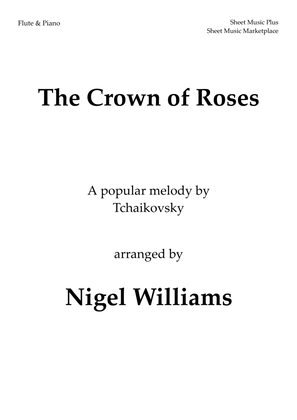 Book cover for The Crown of Roses, for Flute and Piano