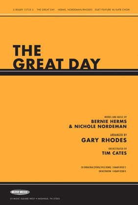 Book cover for The Great Day - CD ChoralTrax