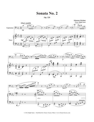 Sonata No. 2, Op. 120 for Euphonium and Piano