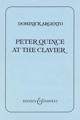 Book cover for Peter Quince at the Clavier