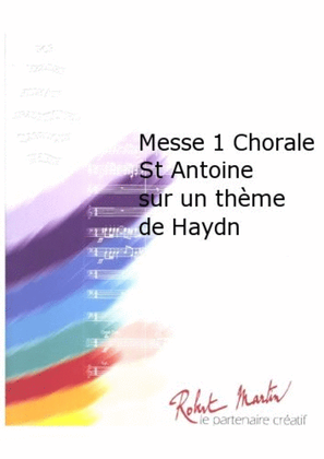 Book cover for Messe 1 Chorale St Antoine Sur Un Theme de Haydn