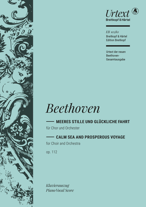 Book cover for Calm Sea and Prosperous Voyage Op. 112