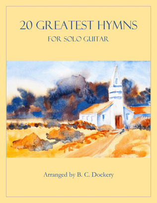 Book cover for 20 Greatest Hymns for Solo Guitar