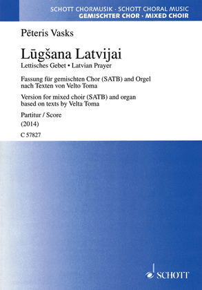 Book cover for Latvian Prayer