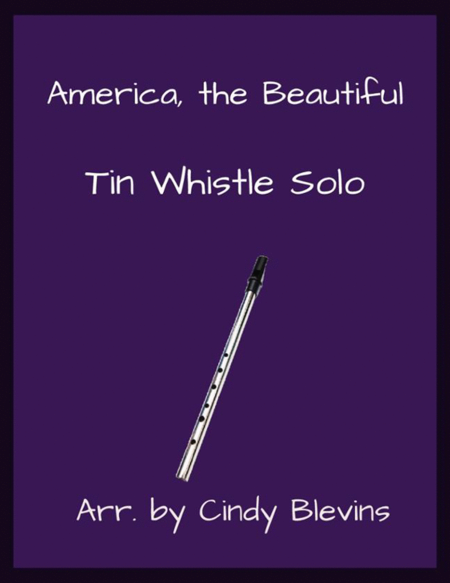 America, the Beautiful, Solo Tin Whistle image number null