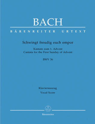 Book cover for Schwingt freudig euch empor, BWV 36