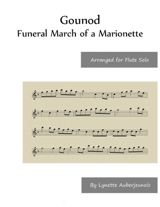 Book cover for Funeral March of a Marionette - Flute Solo