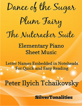 Book cover for Dance of the Sugar Plum Fairy Nutcracker Suite Elementary Piano Sheet Music