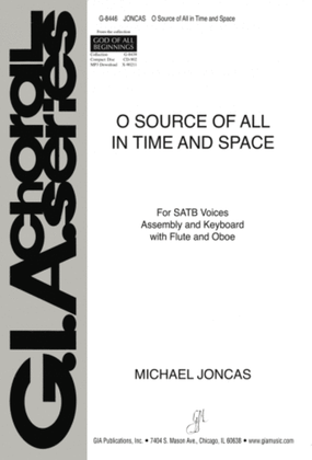 Book cover for O Source of All in Time and Space - Instrument edition