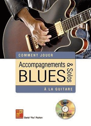 Book cover for Accompagnements et solos blues à la guitare