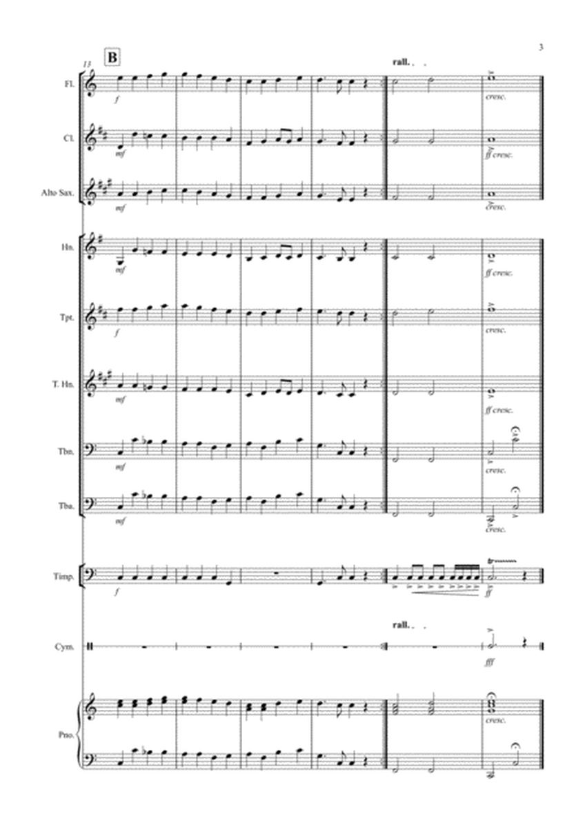 Ode To Joy for School Wind Band image number null