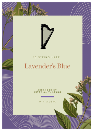 Book cover for Lavender's Blue - 15 String Harp (range from Middle C)