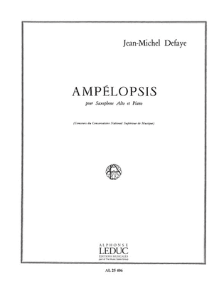Book cover for Ampelopsis (saxophone-alto & Piano)
