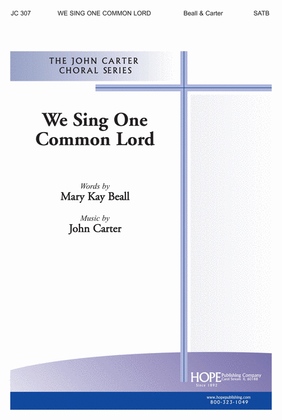 Book cover for We Sing One Common Lord