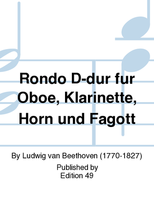 Rondo D-dur fur Oboe, Klarinette, Horn und Fagott