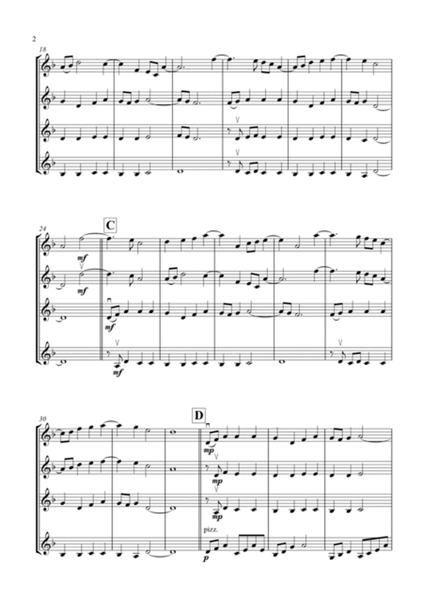 Verbovaya Doshchechka ('The Willow Board') - Ukrainian Folk Song - Violin Quartet image number null