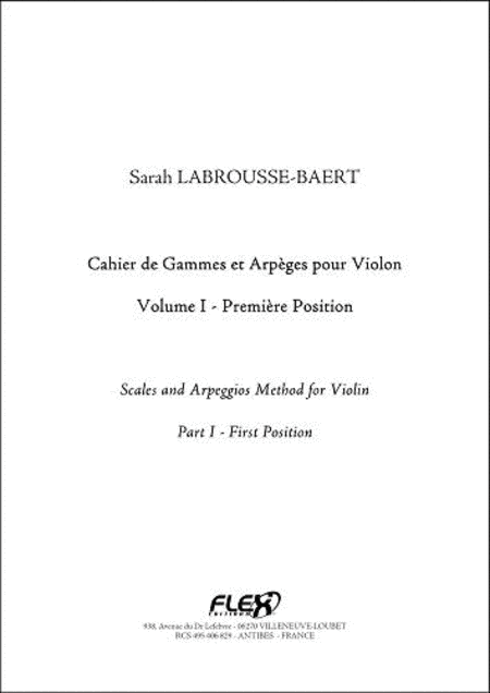 Scales and Arpeggios Method for Violin Part I - First Position