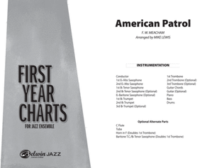Book cover for American Patrol: Score