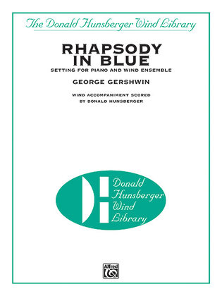 Book cover for Rhapsody in Blue (Setting for Piano and Wind Ensemble)