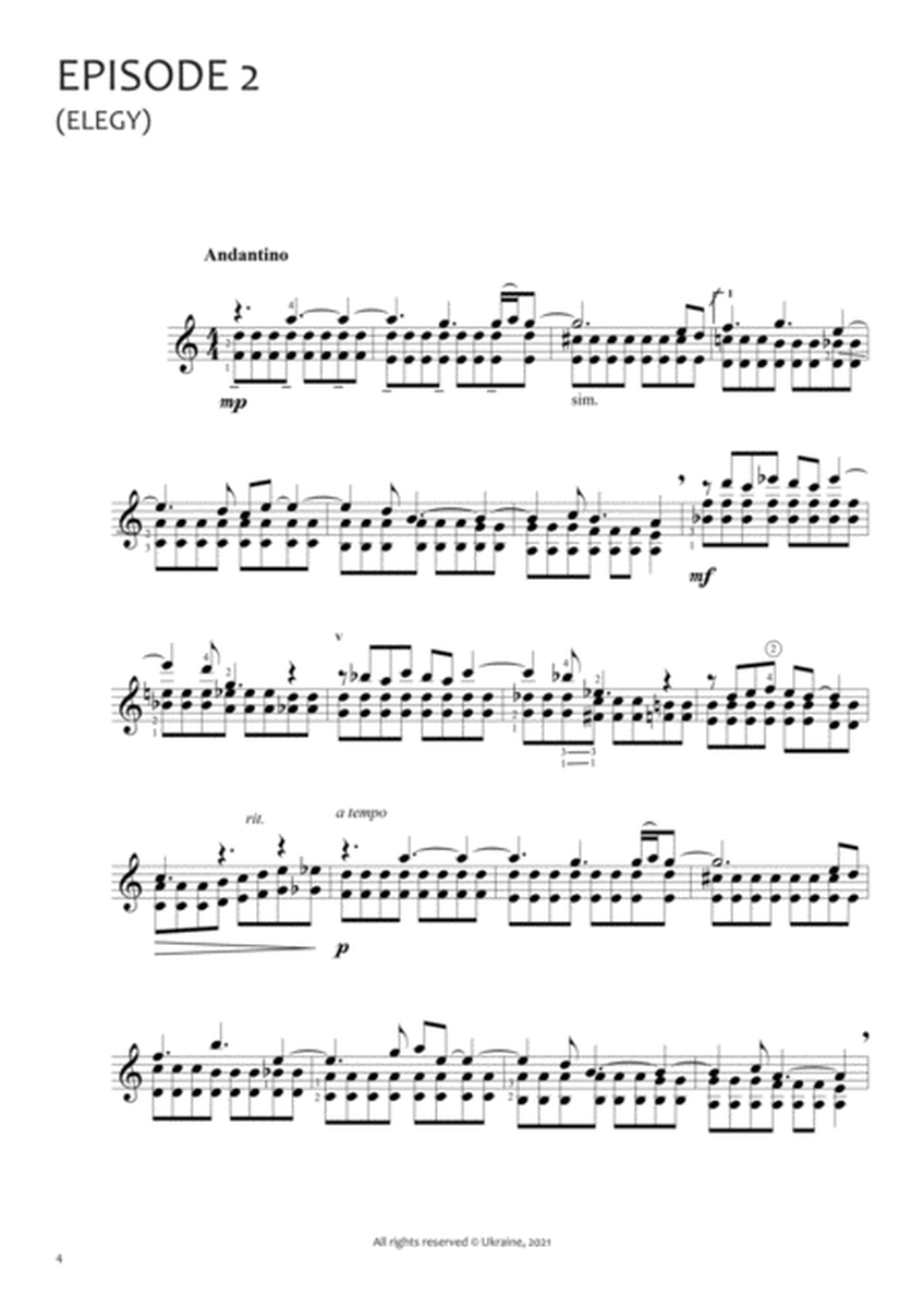 Musical Cycle "EPISODES" for solo guitar image number null