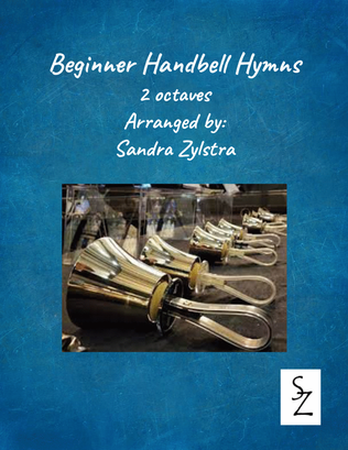 Book cover for Beginner Handbell Hymns (2 octave handbells)