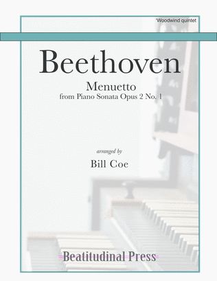 Beethoven Menuetto Woodwind Quintet score and parts