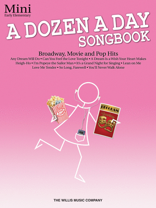 Book cover for A Dozen a Day Songbook – Mini