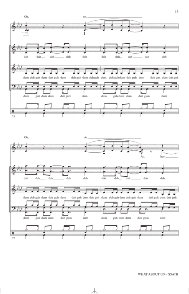 What About Us (arr. Paul Langford)