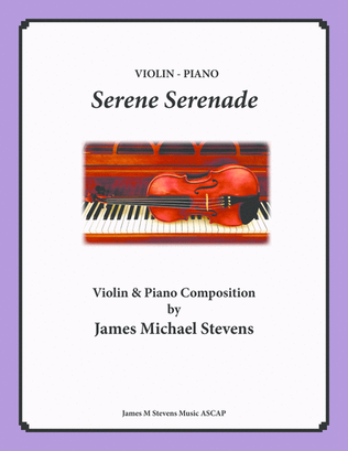 Book cover for Serene Serenade (Romantic Violin)