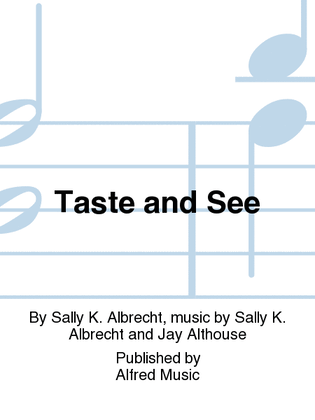 Book cover for Taste and See