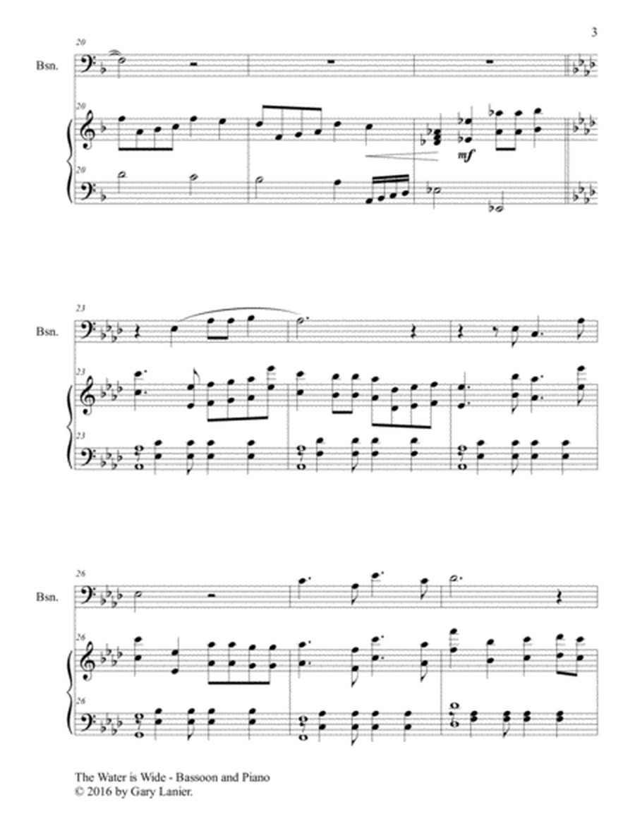 Gary Lanier: 3 Inspiring Hymn Tunes (Duets for Bassoon & Piano) image number null